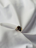 Garnet Halo Ring 7