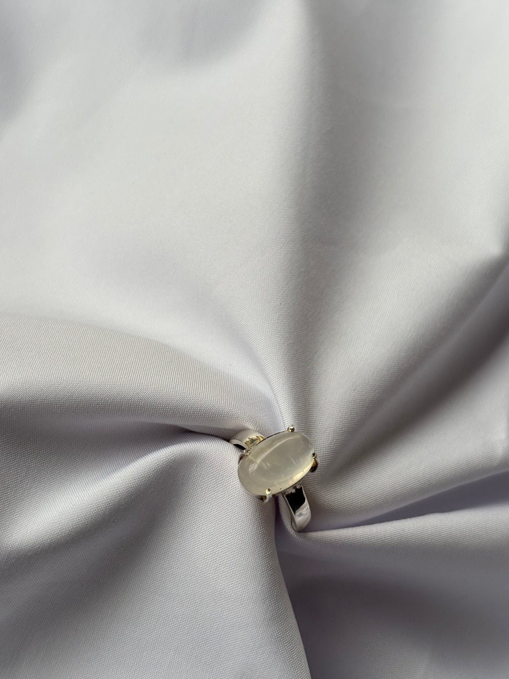 Moonstone Solitaire Ring 1