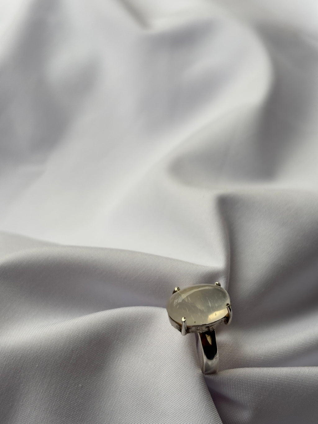 Moonstone Solitaire Ring 3