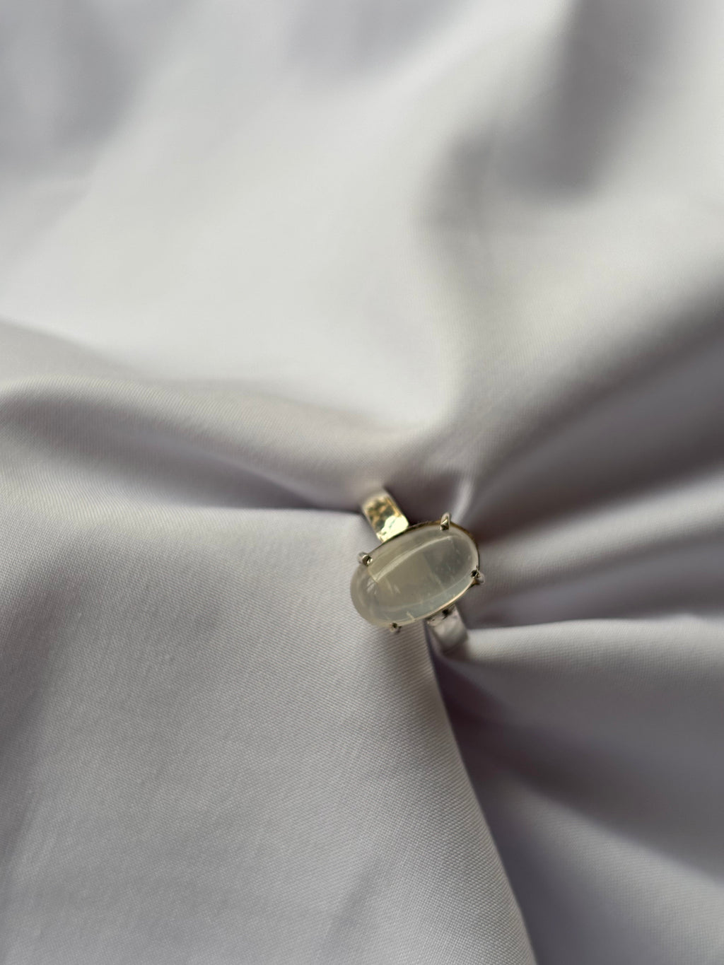 Moonstone Solitaire Ring 4
