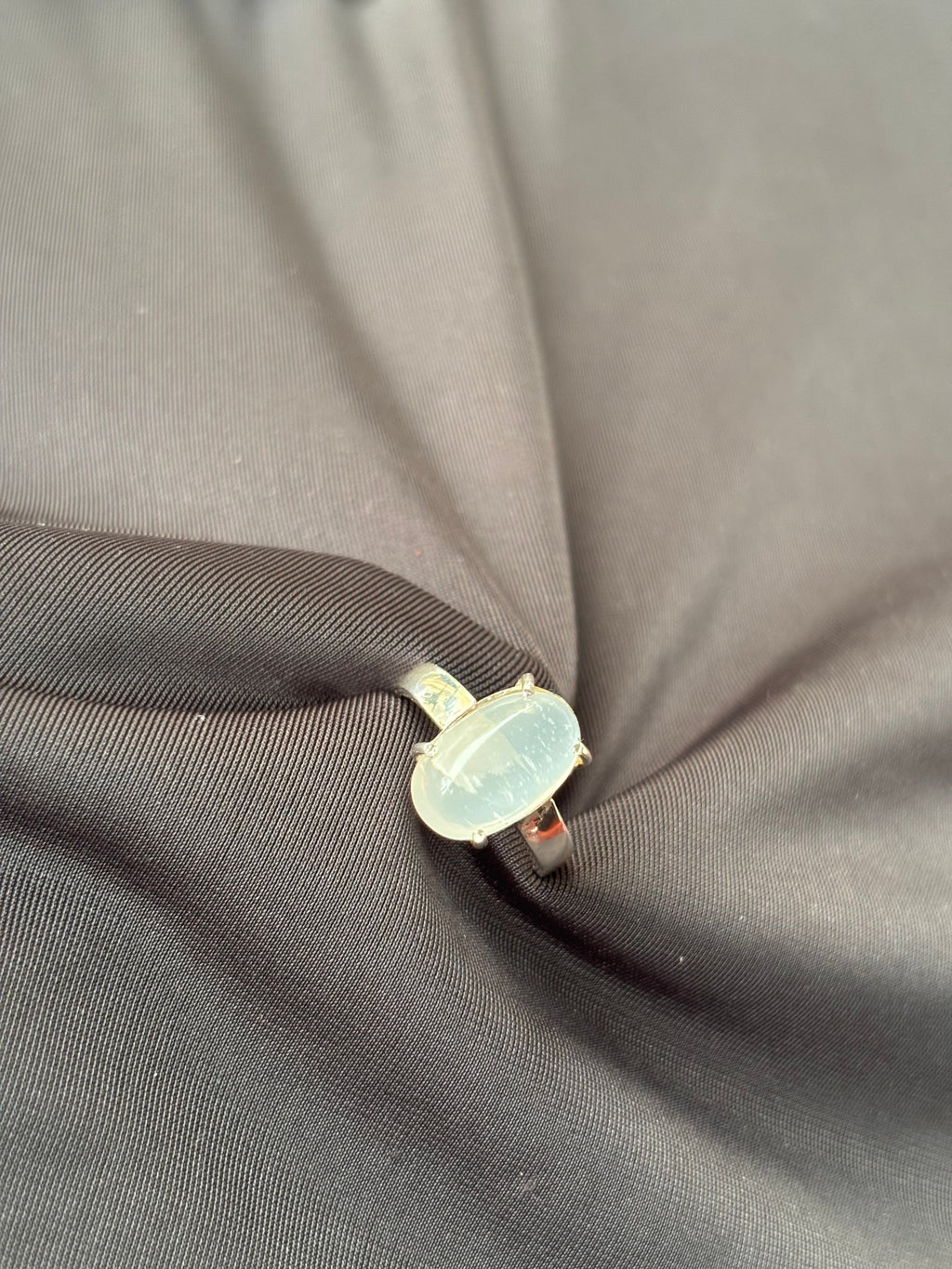 Moonstone Solitaire Ring 5