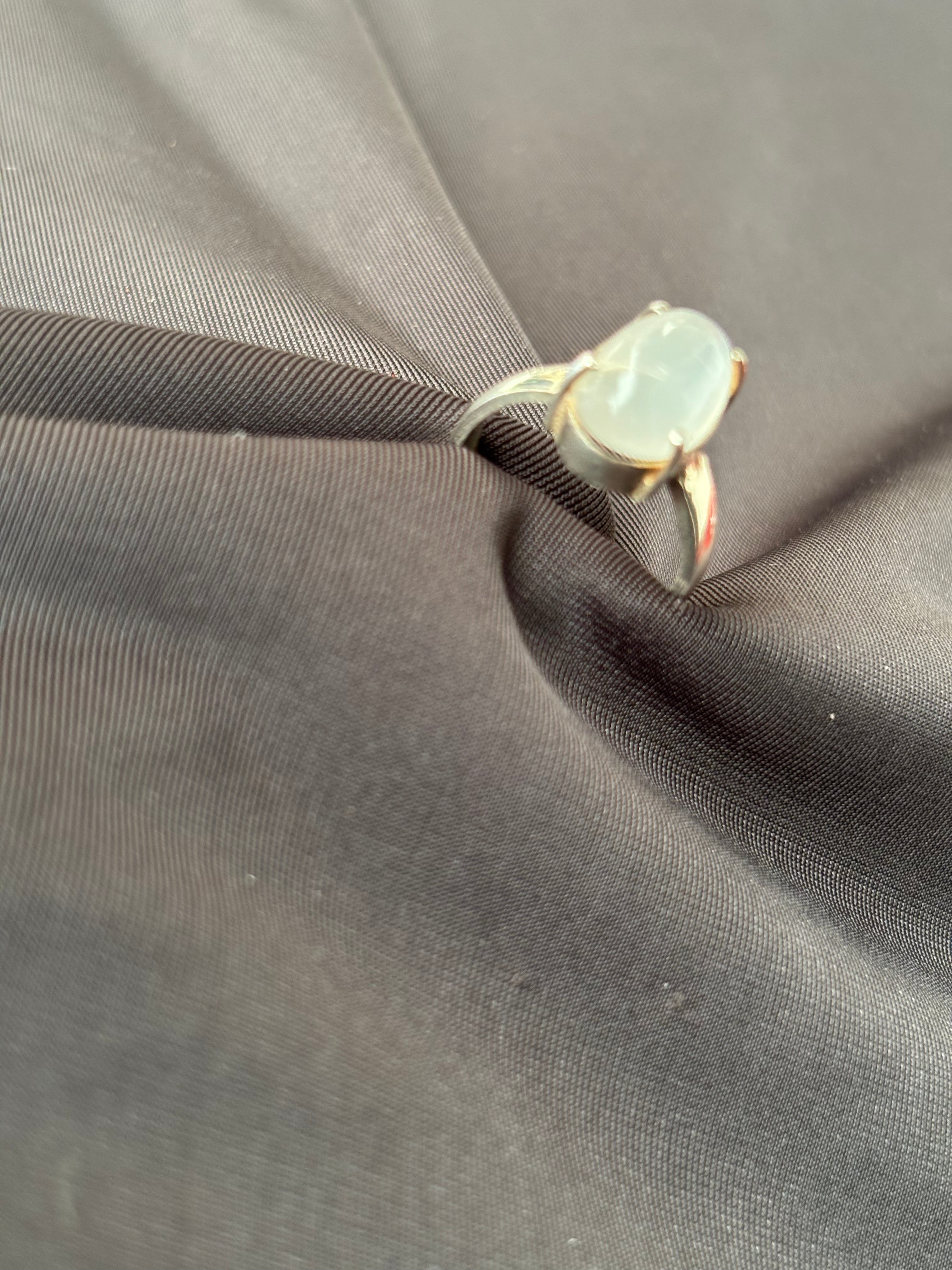 Moonstone Solitaire Ring 6