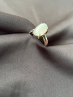 Moonstone Solitaire Ring