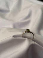 Peridot Solitaire Ring 7