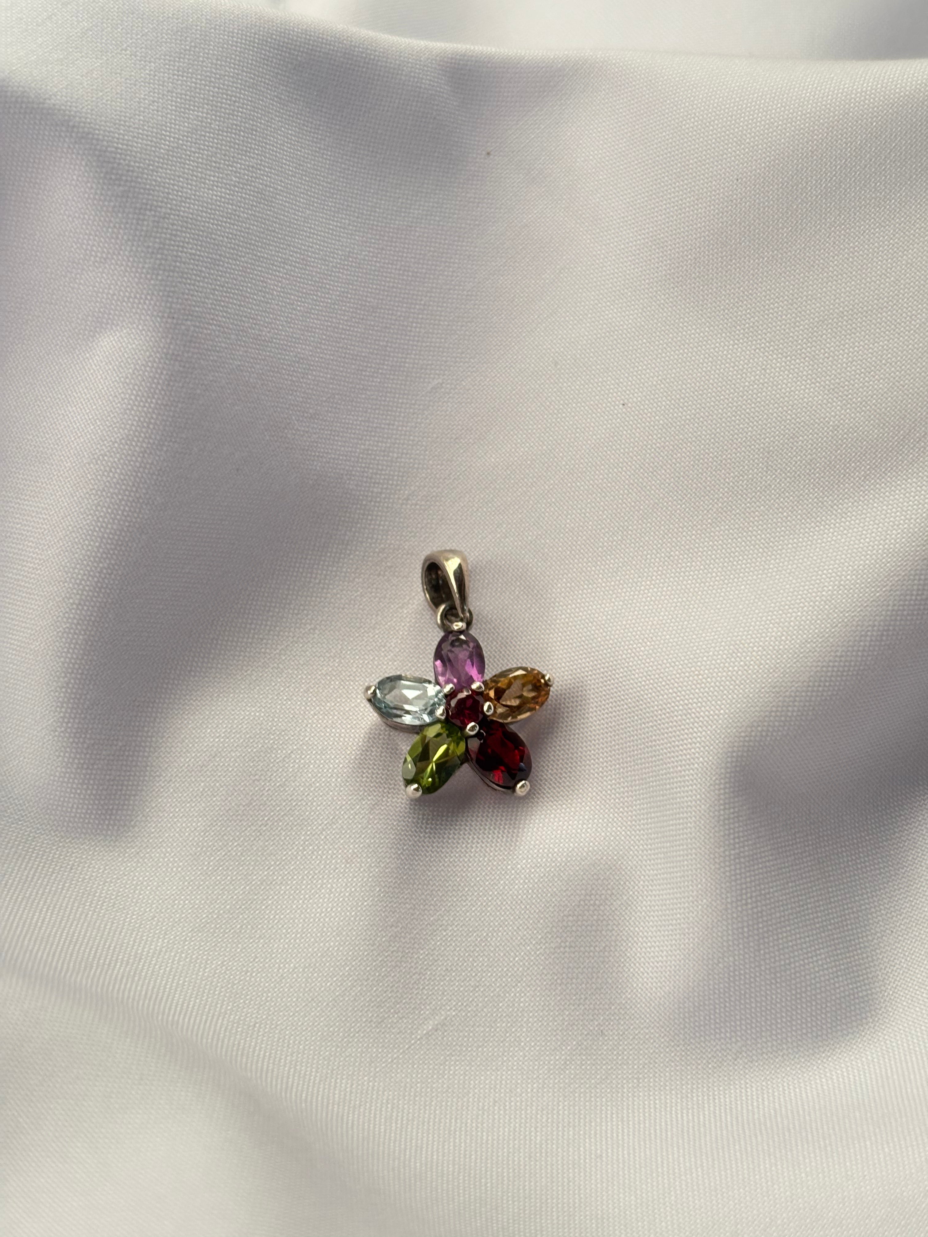 Mixed Stone Pendant 1