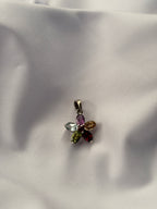 Amethyst Peridot Aquamarine Golden Topaz Garnet Mixed Stone Pendant