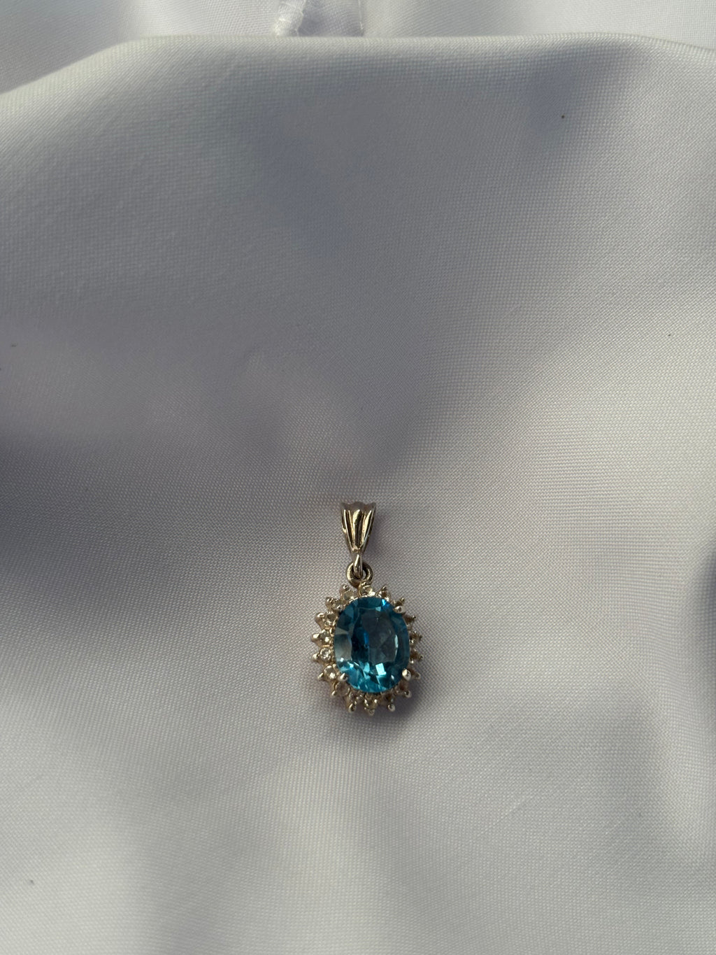 Blue Topaz Pendant