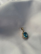 Blue Topaz Pendant