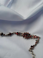 Almandine Garnet Floral Bracelet 3