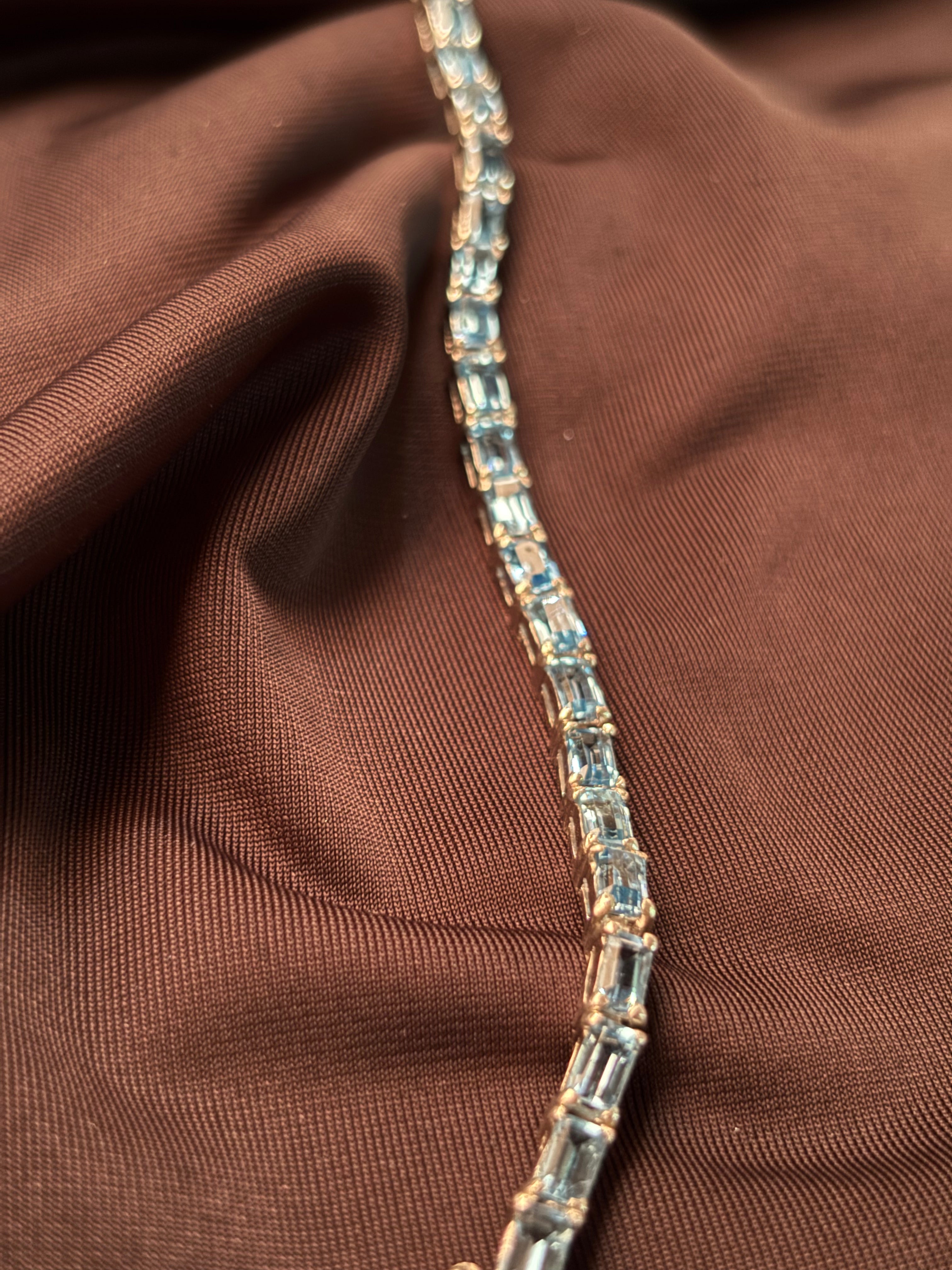Blue Topaz Bracelet 2
