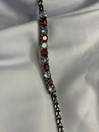Aquamarine and Garnet Bracelet 2