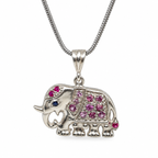 Multicolour Gemstone Sterling Silver Pendant in 925 sterling silver - photo 2 of 4