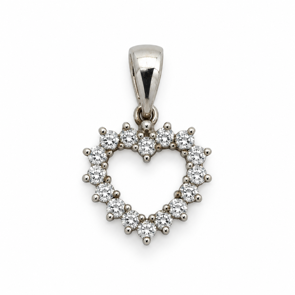 American Diamond Sterling Silver Pendant in 925 sterling silver - photo 3 of 4
