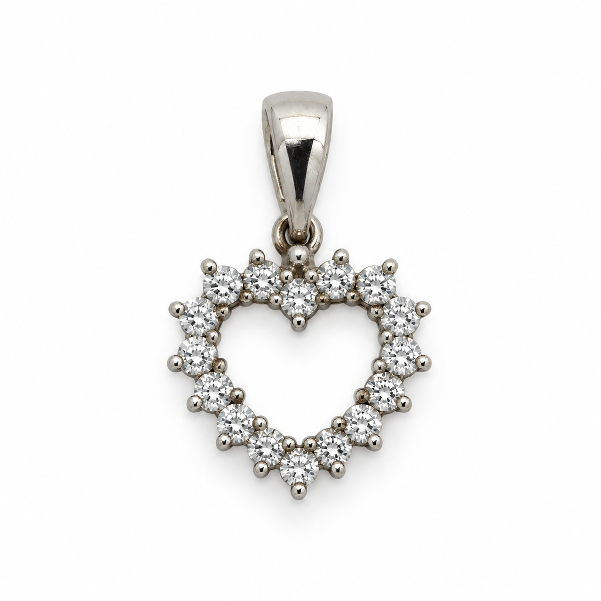American Diamond Sterling Silver Pendant in 925 sterling silver - photo 3 of 4