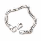 Double Curb Chain Sterling Silver Bracelet in 925 sterling silver - photo 3 of 4