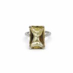 Citrine Solitaire Sterling Silver Ring in 925 sterling silver - photo 1 of 3