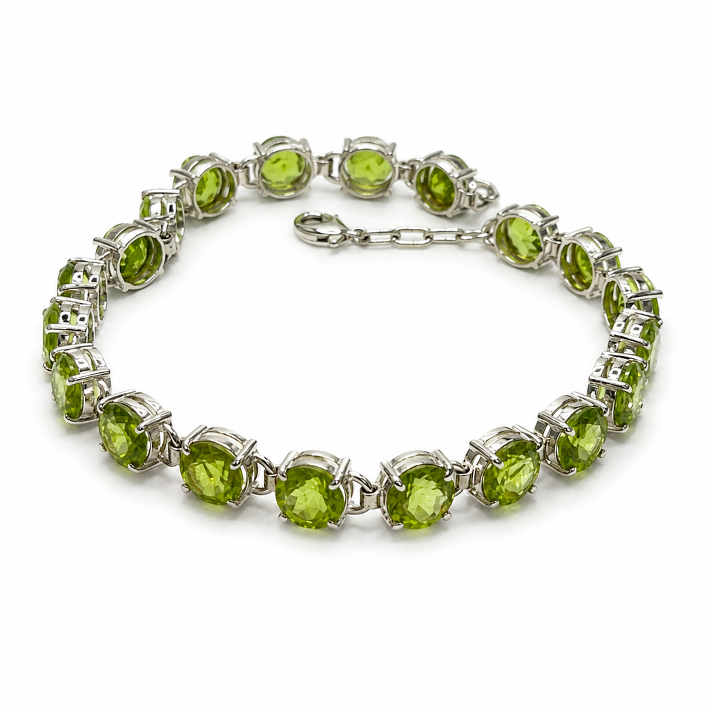 Tourmaline Sterling Silver Bracelet in 925 sterling silver - photo 2 of 4