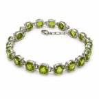Tourmaline Sterling Silver Bracelet in 925 sterling silver - photo 2 of 4