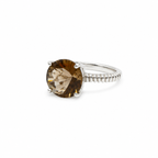 Quartz Solitaire Sterling Silver Ring in 925 sterling silver - photo 3 of 4