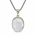 Rose Quartz Sterling Silver Pendant in 925 sterling silver - photo 2 of 4