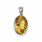 Citrine Sterling Silver Pendant in 925 sterling silver - photo 2 of 4