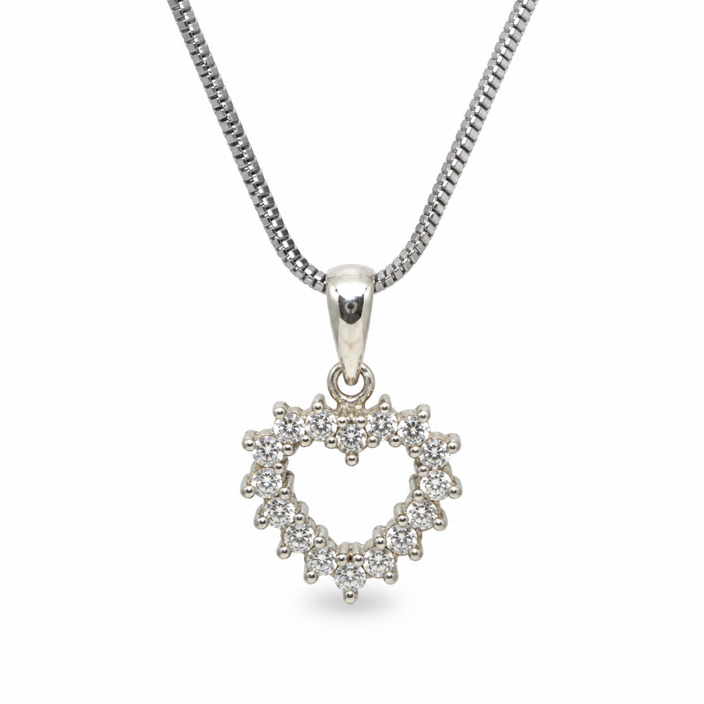 American Diamond Sterling Silver Pendant in 925 sterling silver - photo 4 of 4