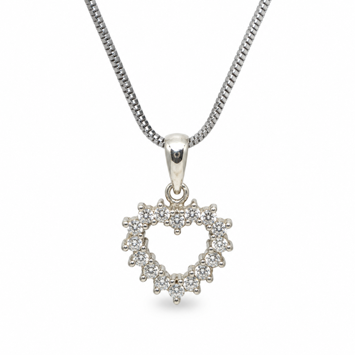 American Diamond Sterling Silver Pendant in 925 sterling silver - photo 4 of 4