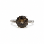 Quartz Solitaire Sterling Silver Ring in 925 sterling silver - photo 2 of 2