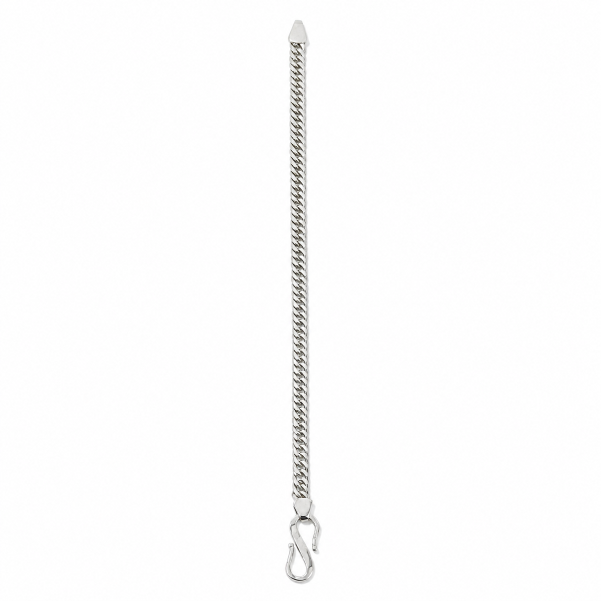 Double Curb Chain Sterling Silver Bracelet in 925 sterling silver - photo 2 of 4