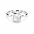 Moonstone Solitaire Sterling Silver Ring in 925 sterling silver - photo 4 of 4