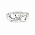 American Diamond Vintage Sterling Silver Ring in 925 sterling silver - photo 1 of 3