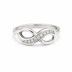 American Diamond Vintage Sterling Silver Ring in 925 sterling silver - photo 1 of 3