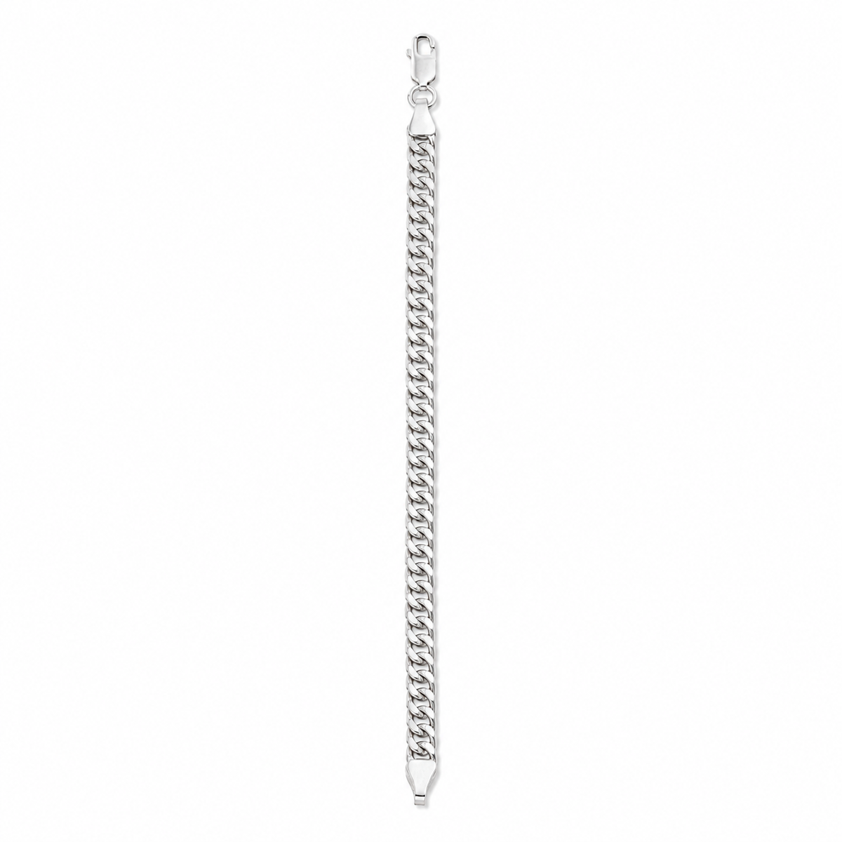 Wide Curb Chain Sterling Silver Bracelet in 925 sterling silver - photo 4 of 4