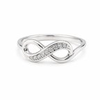 American Diamond Vintage Sterling Silver Ring in 925 sterling silver - photo 2 of 3