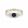 Spinel Solitaire Sterling Silver Ring in 925 sterling silver - photo 1 of 4