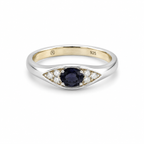 Spinel Solitaire Sterling Silver Ring in 925 sterling silver - photo 1 of 4