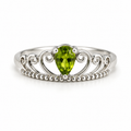 Peridot Vintage Sterling Silver Ring in 925 sterling silver - photo 1 of 4