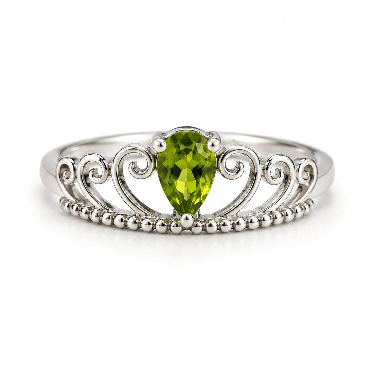 Peridot Vintage Sterling Silver Ring in 925 sterling silver - photo 1 of 4