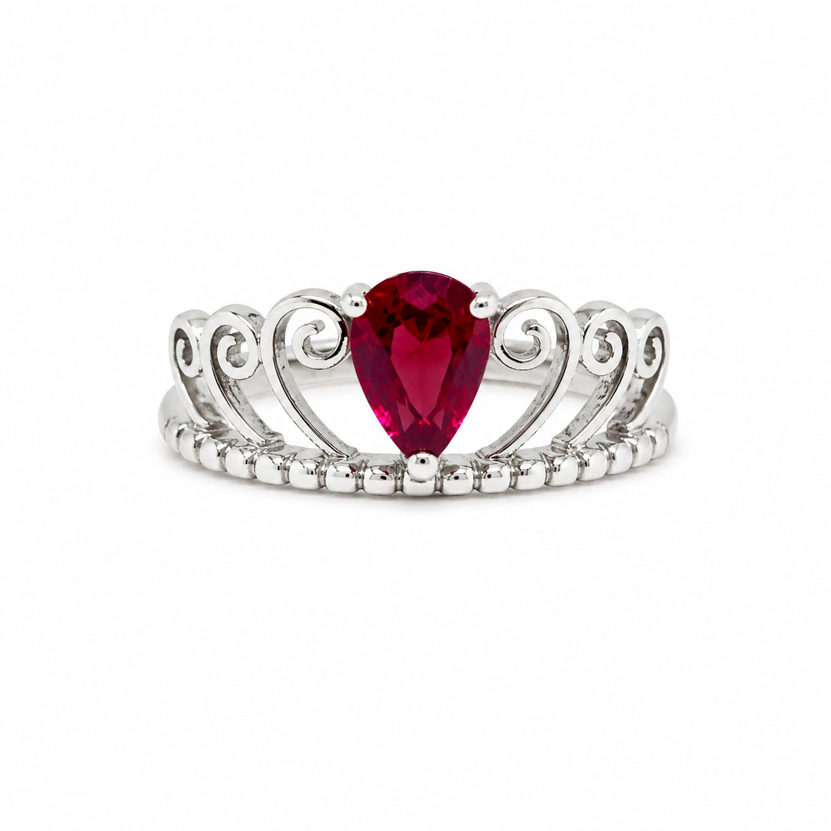 Garnet Vintage Sterling Silver Ring in 925 sterling silver - photo 1 of 4