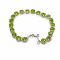 Tourmaline Sterling Silver Bracelet in 925 sterling silver - photo 1 of 4