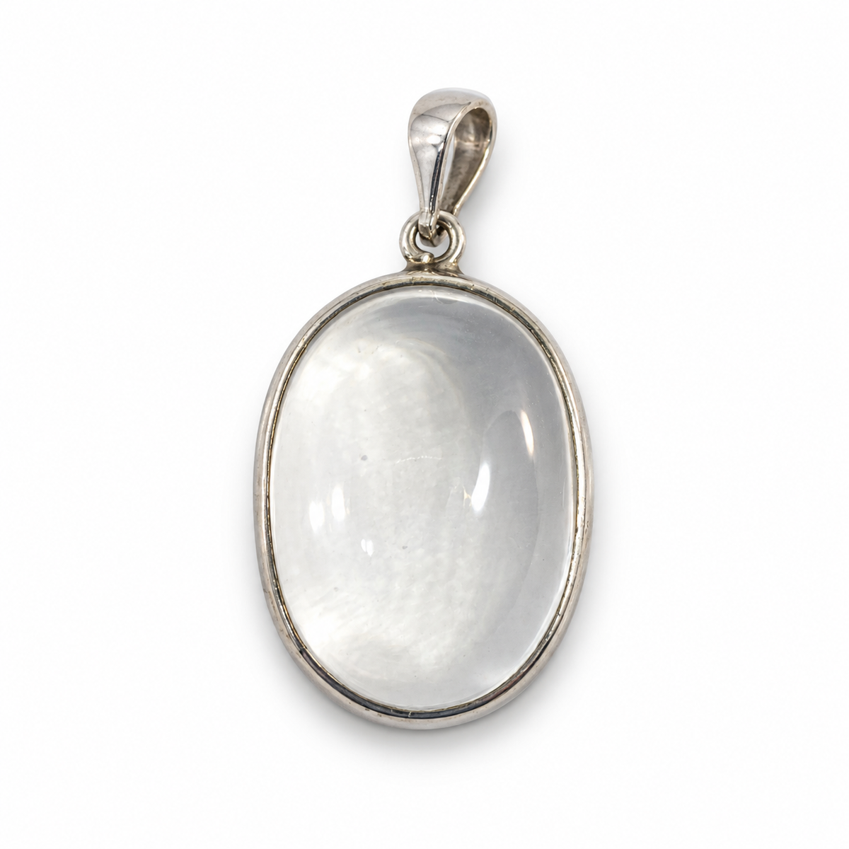 Rose Quartz Sterling Silver Pendant in 925 sterling silver - photo 1 of 4