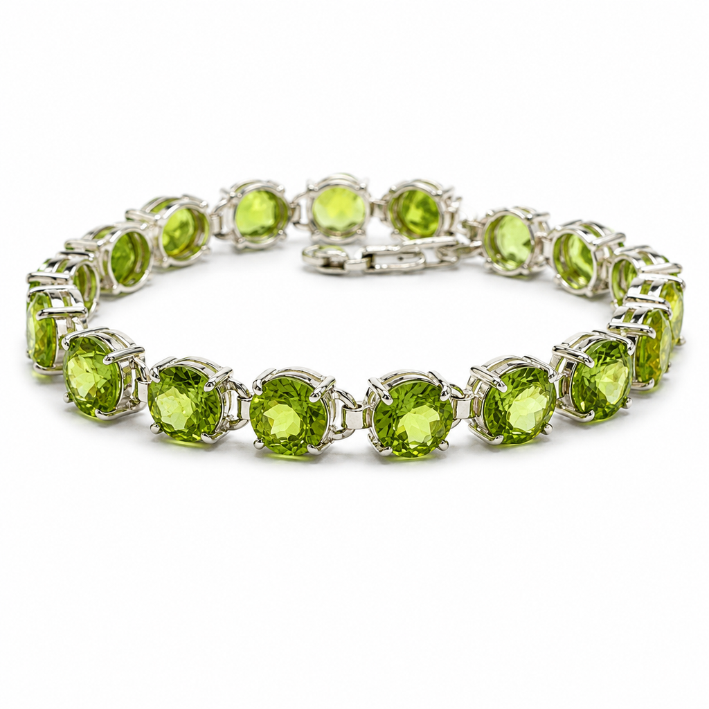 Tourmaline Sterling Silver Bracelet in 925 sterling silver - photo 4 of 4