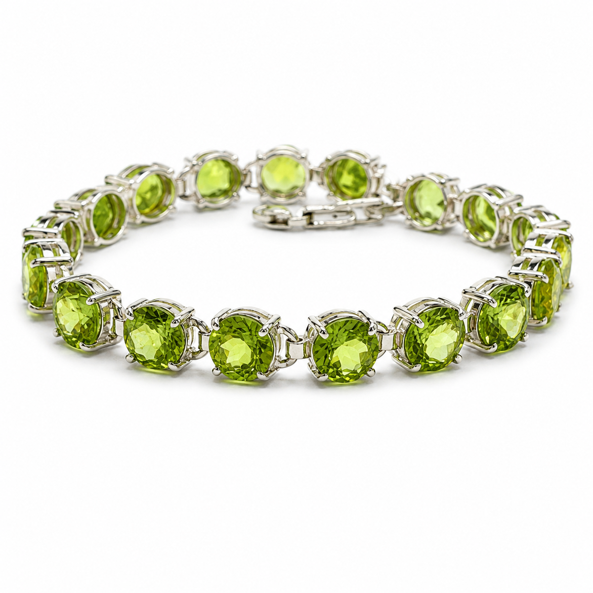 Tourmaline Sterling Silver Bracelet in 925 sterling silver - photo 4 of 4