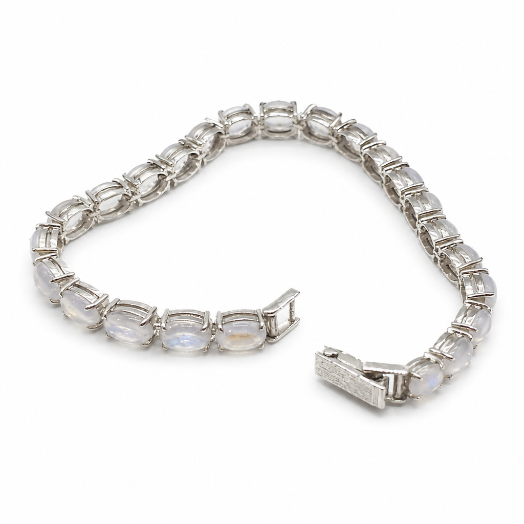 Moonstone Sterling Silver Bracelet in 925 sterling silver - photo 3 of 4